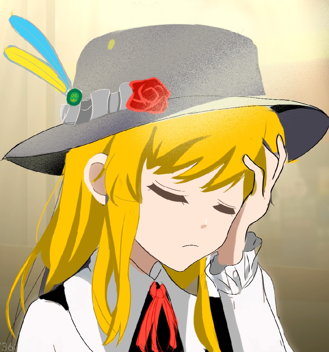 草丛里的日月 的作品